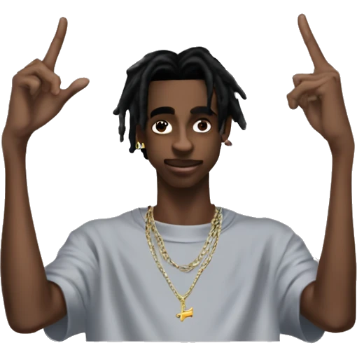 playboi carti yvl hand sign emoji