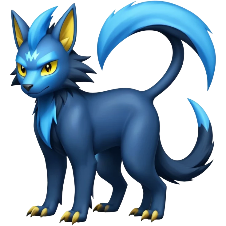 Manectric-Luxray-Fakémon-hybrid-creature (full body)  emoji
