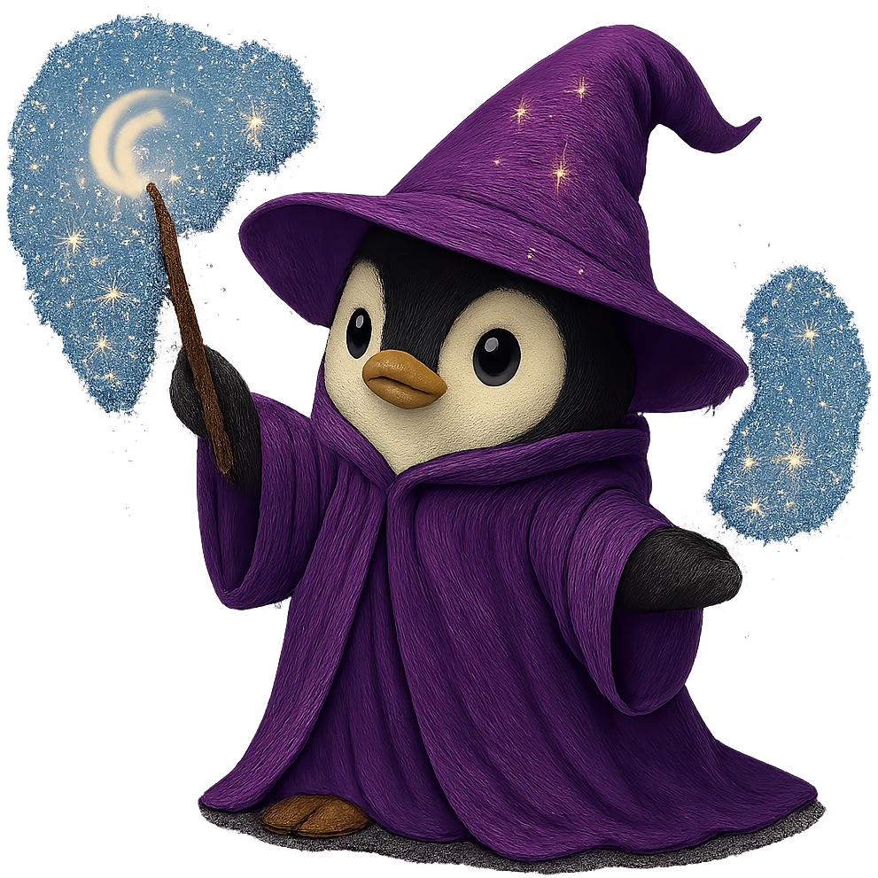 Make the wizard hat purple. Keep the background transparent. emoji