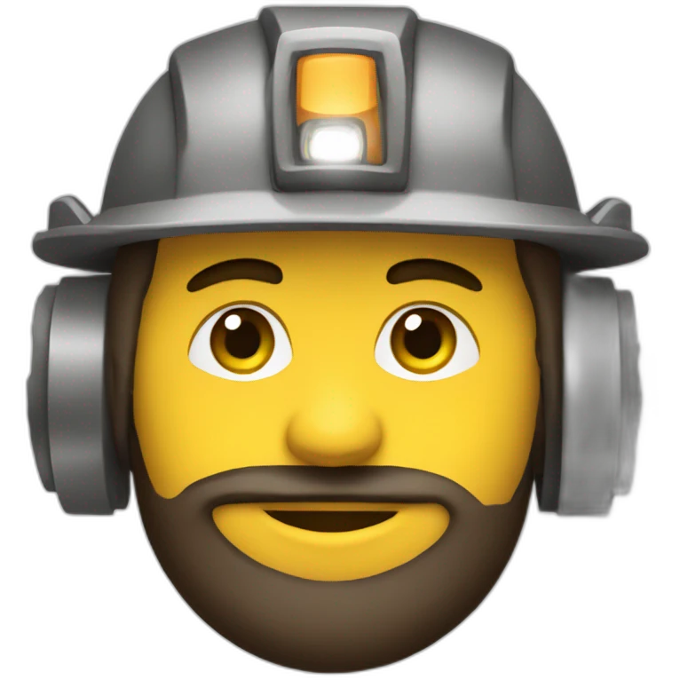 Chevalet miner emoji