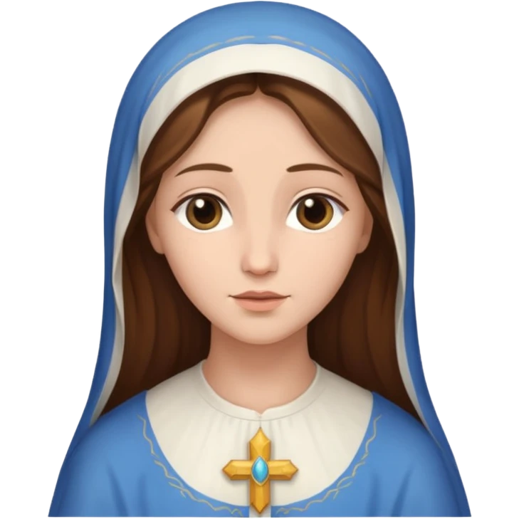 The blessed Virgin Mary emoji