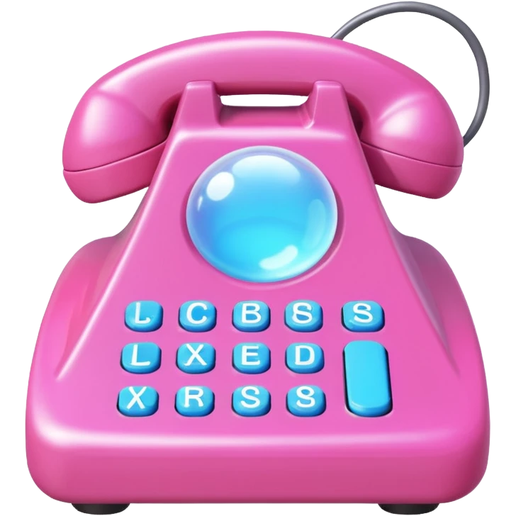 pink caller id emoji