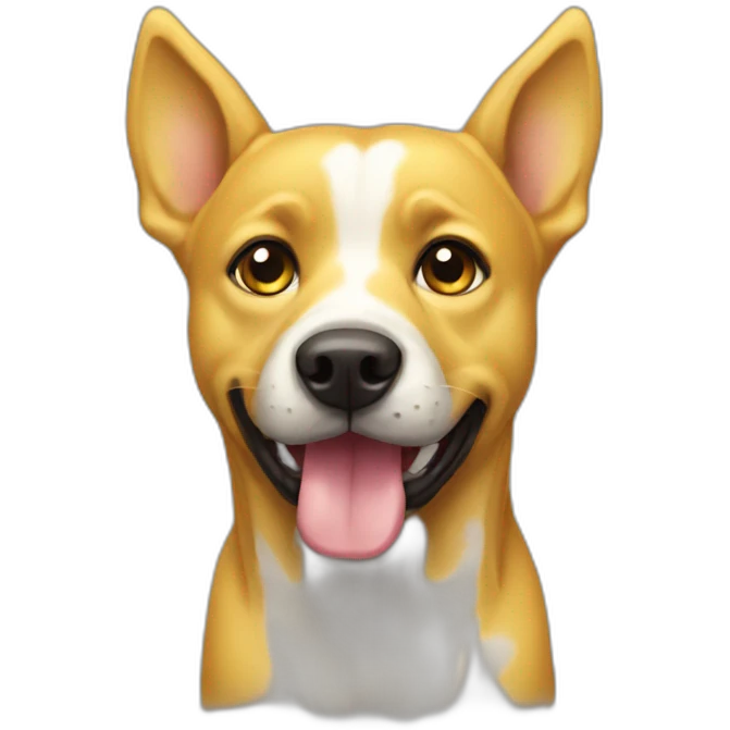 dog yellow emoji