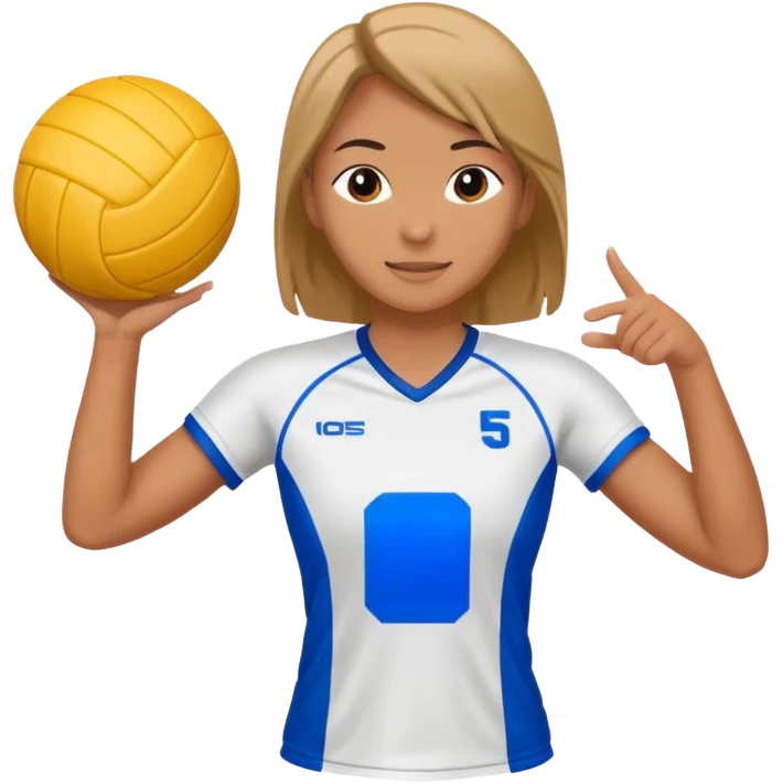 volleyball player, horse, with volleyball ball emoji