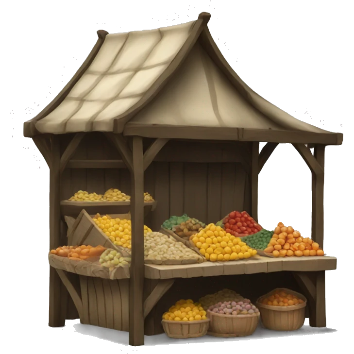 medieval market stall emoji