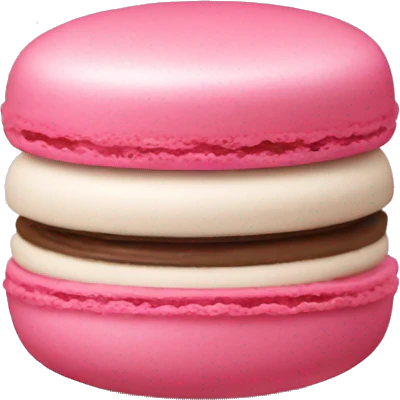 pink macaron emoji