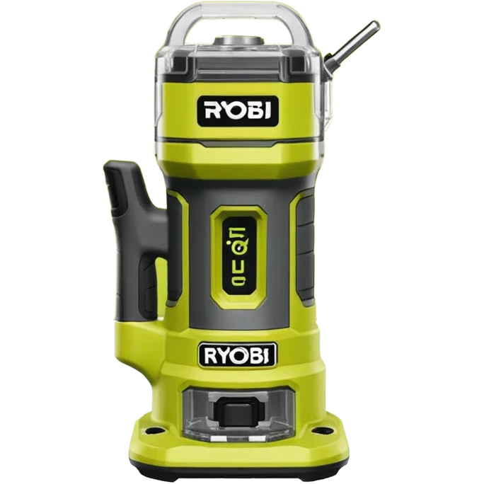 ONE+ 18V Cordless Compact Fixed Base Router RYOBI with gray  emoji