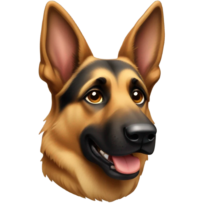 German shepherd  emoji
