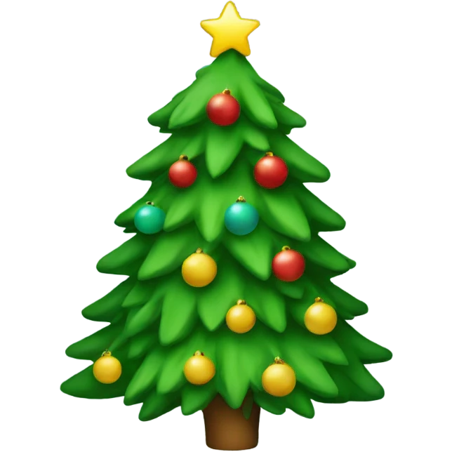 Christmas tree emoji