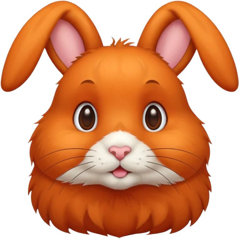 A orange rabbit emoji