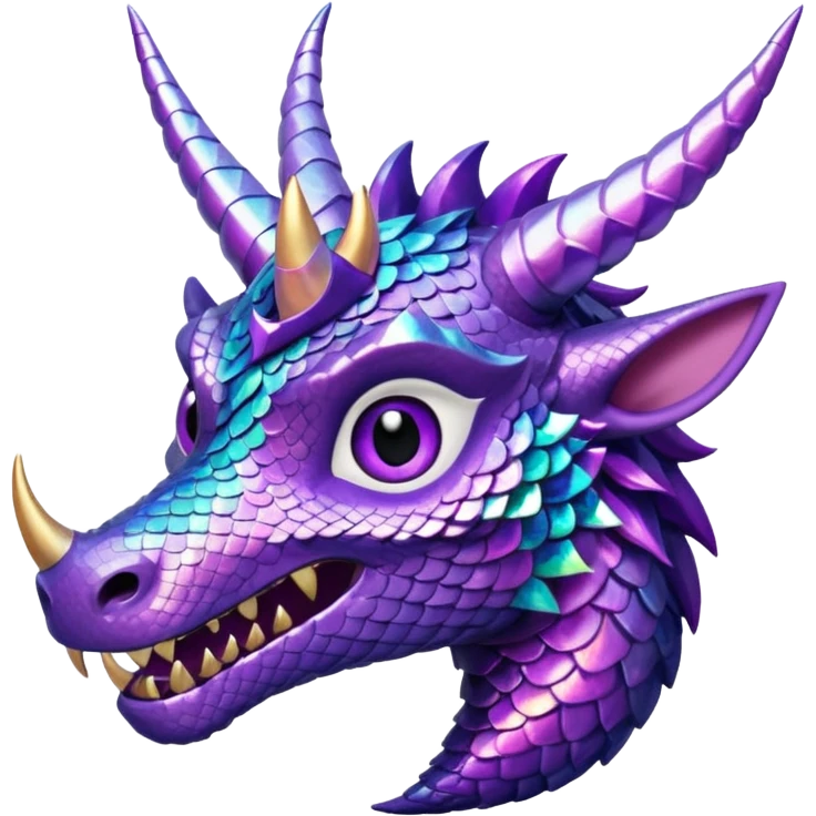 glitter purple drakeling emoji