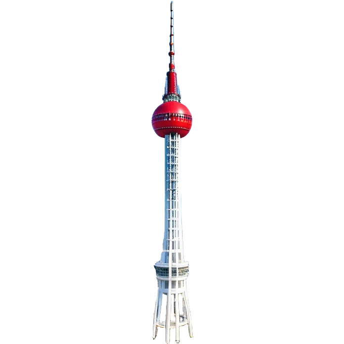 ​Cinematic Realistic N Seoul Tower, depicted in full daylight as a slender, single-column tower crowned by a cylindrical observation deck, set against a clear blue sky over Seoul’s vibrant cityscape, rendered with crisp architectural detail and bright, natural lighting that accentuates its modern elegance, emoji