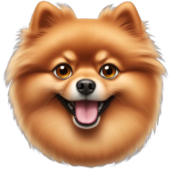 red Pomeranian Spitz emoji