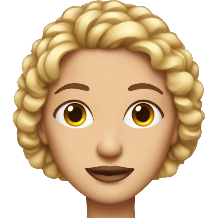 Lady with lots of plastic surgery  emoji