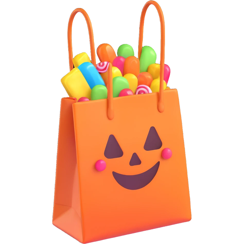bag with candy emoji