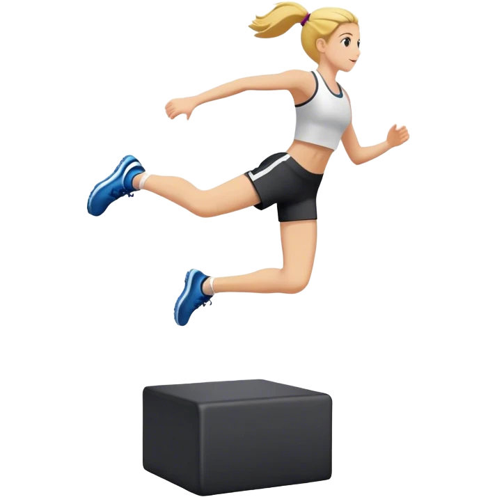 plyo-box-jump exercise side-view emoji
