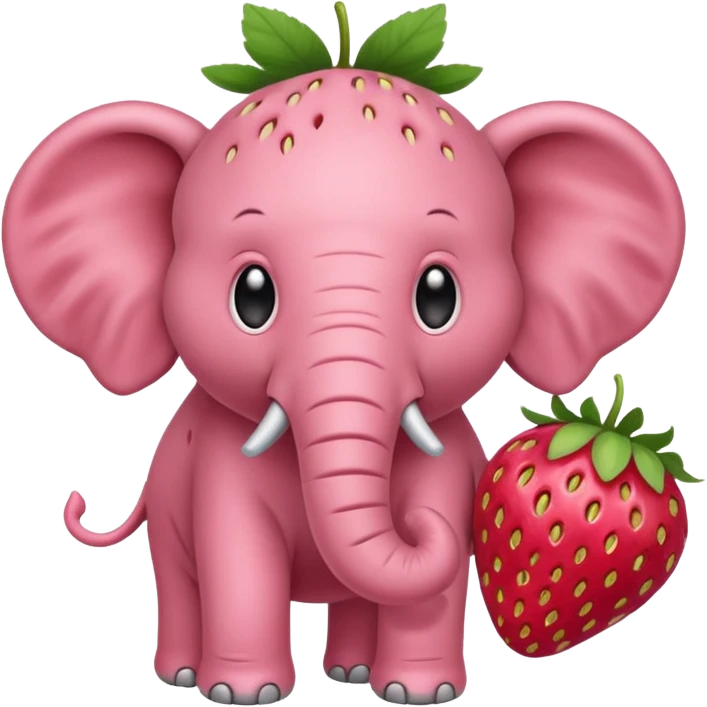 Strawberry elephant de steal a brainrot  emoji