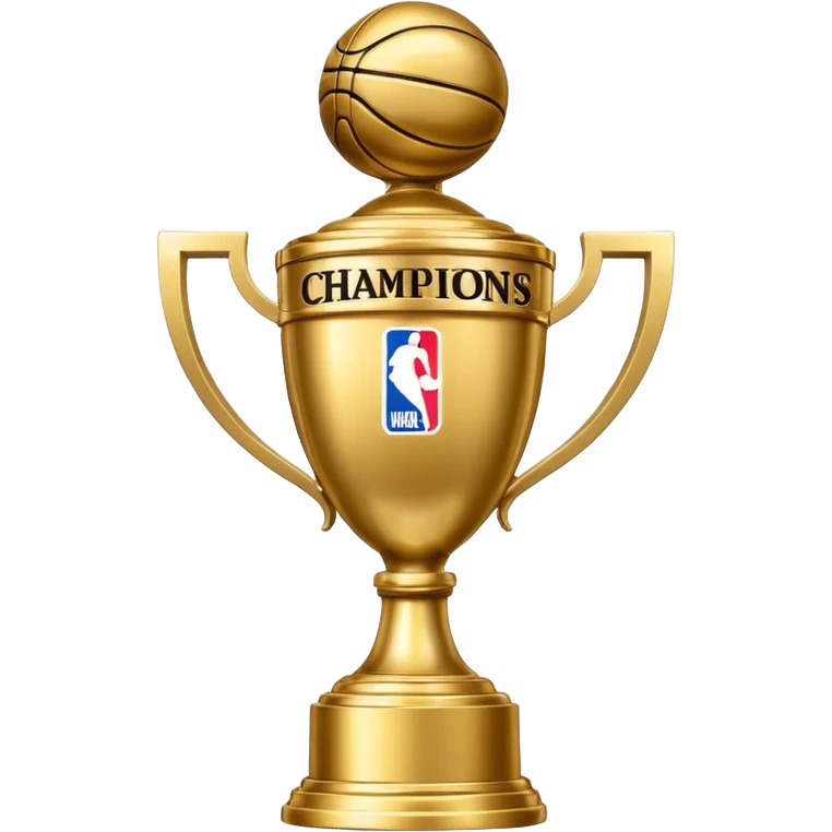 NBA championship Larry O’Brien trophy  emoji