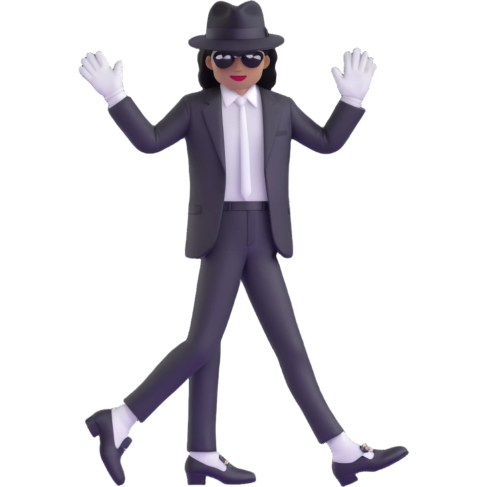 Michael Jackson iconic look emoji