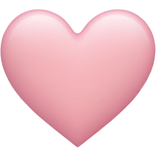 light pink heart emoji