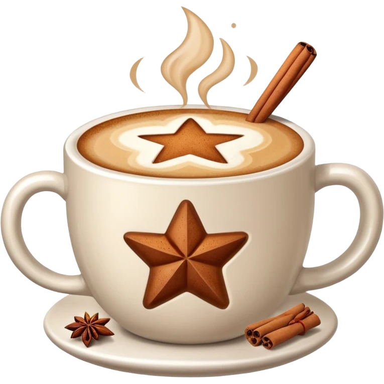 The Star Cappuccino emoji
