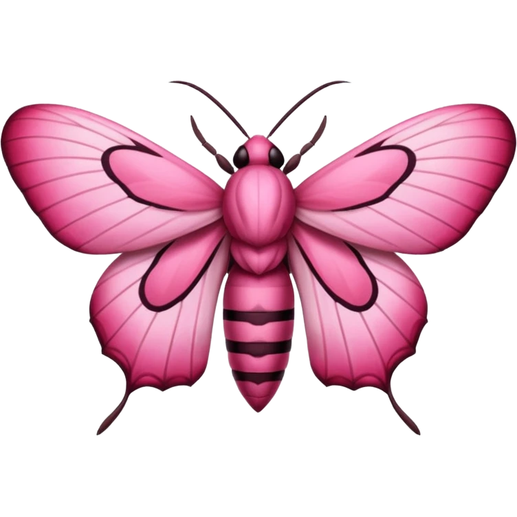Rose moth emoji