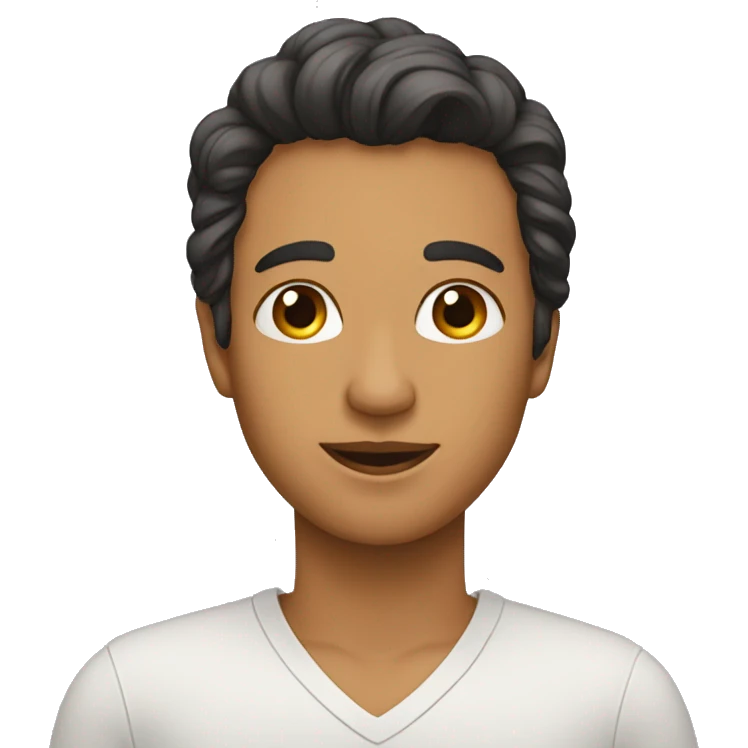 Homme qui donne son cœur a sa femme emoji