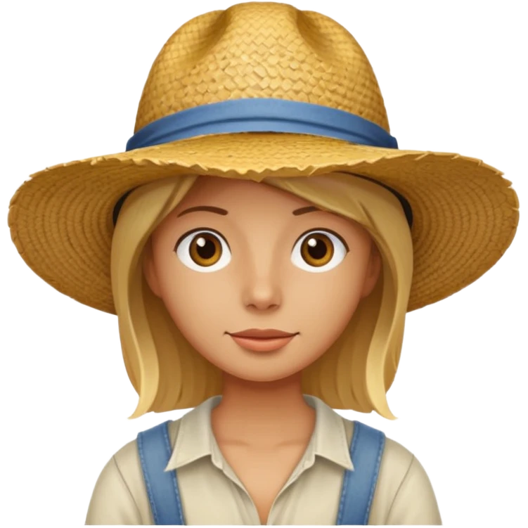 Cappello di paglia di One piece  emoji