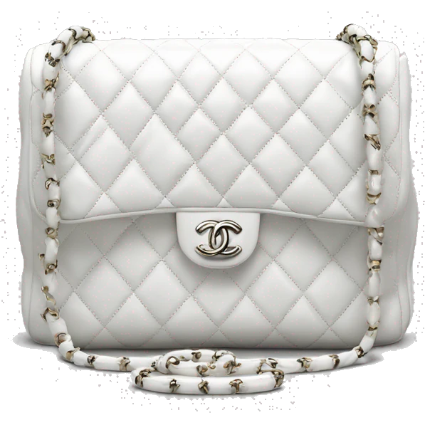 white-chanel-caviar-bag emoji