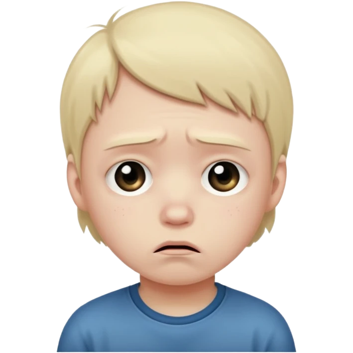 Sad kids emoji