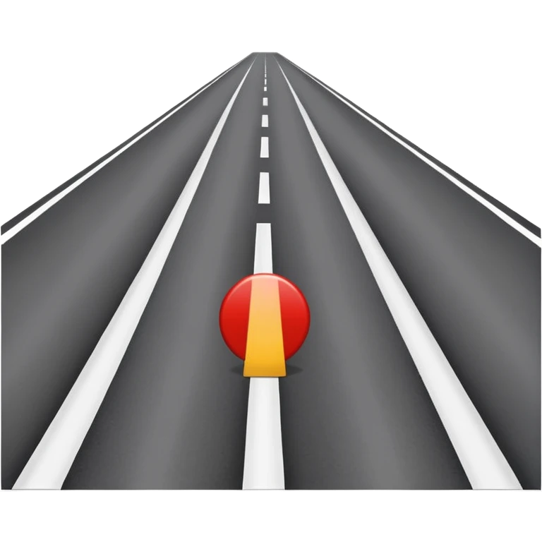 minimalist road emoji