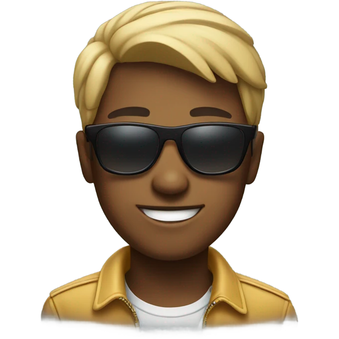 Cool boy in sunglasses ￼ emoji