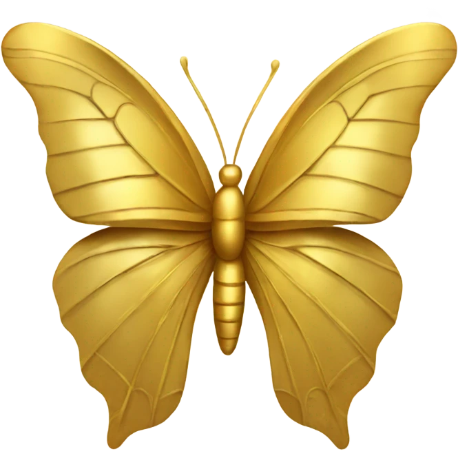 Gold butterfly  emoji