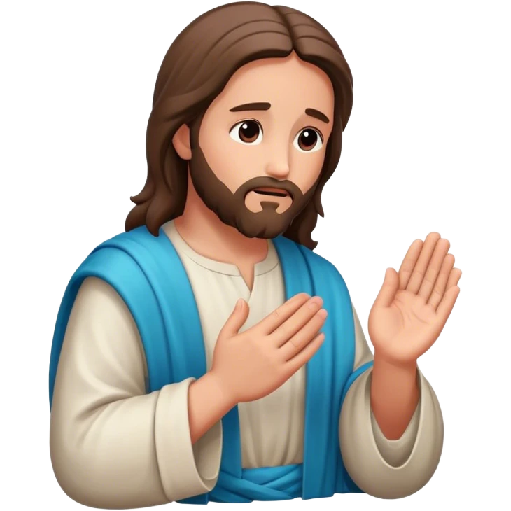 jesus praying emoji