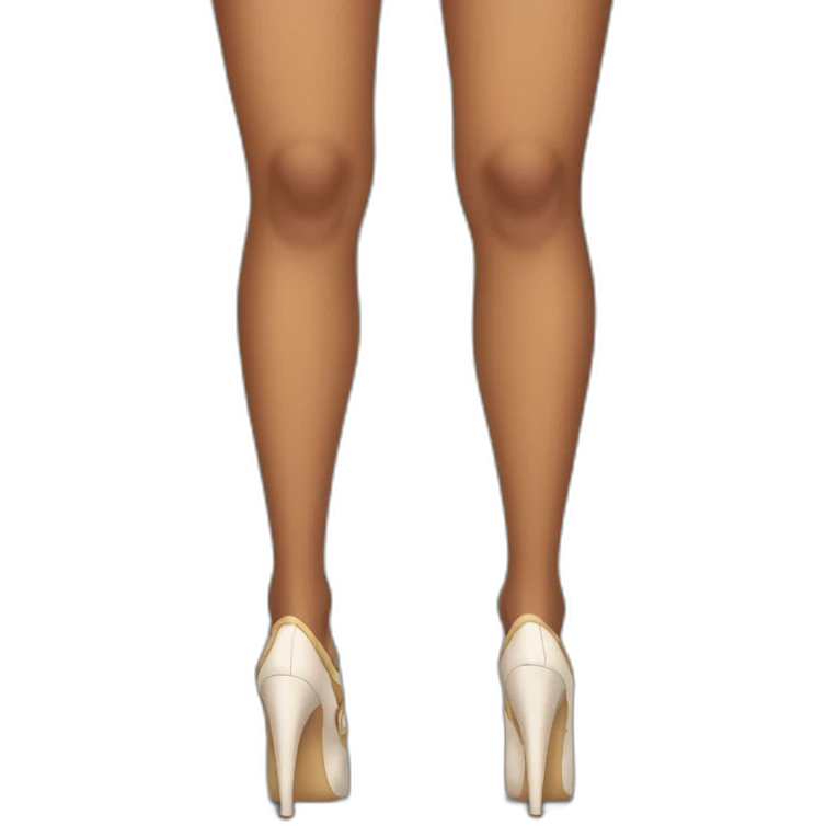 Beutiful girl leg emoji