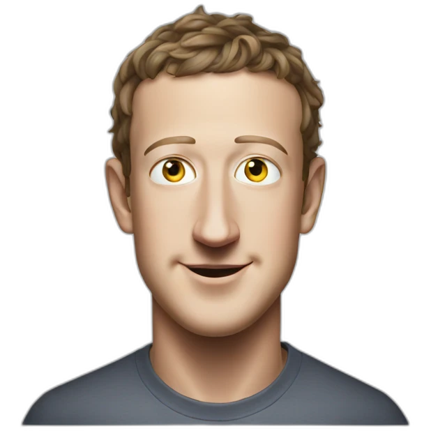 mark zuckerberg with laser eyes emoji