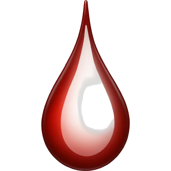 Blood drop emoji