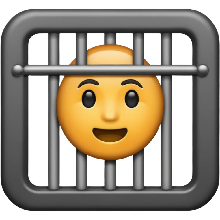 Jail emoji emoji
