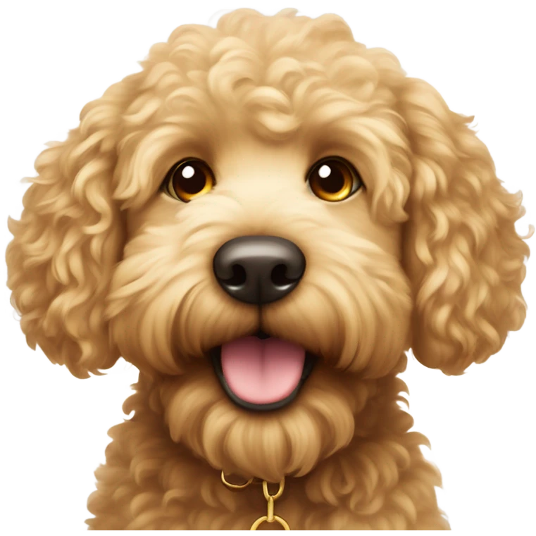 Cute Golden Doodle emoji