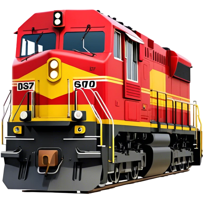 Diesel Locomotive - EMD SD70 (Model Year: 2021) (Iconic colour: Red and yellow) emoji