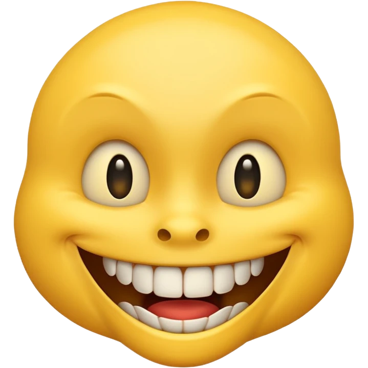 Scary smile emoji  emoji