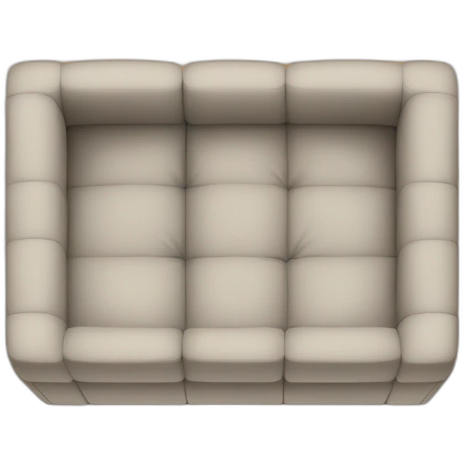 furniture top view emoji