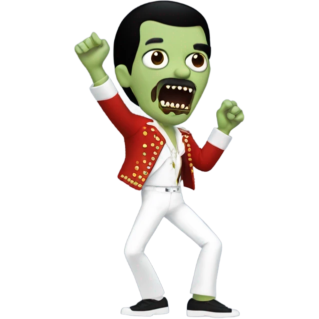 freddie mercury zombie dancing emoji