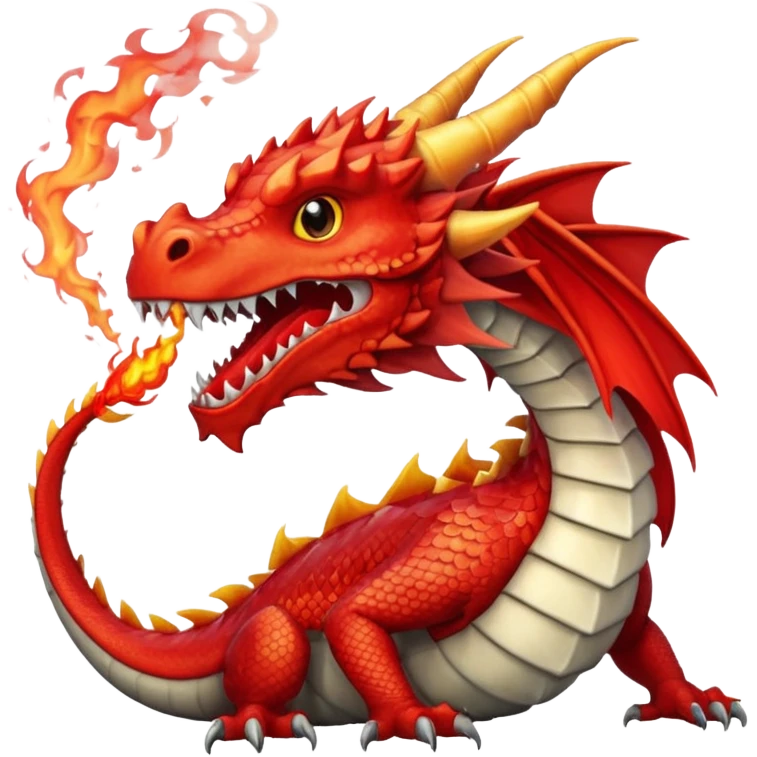 Fire breathing dragon  emoji