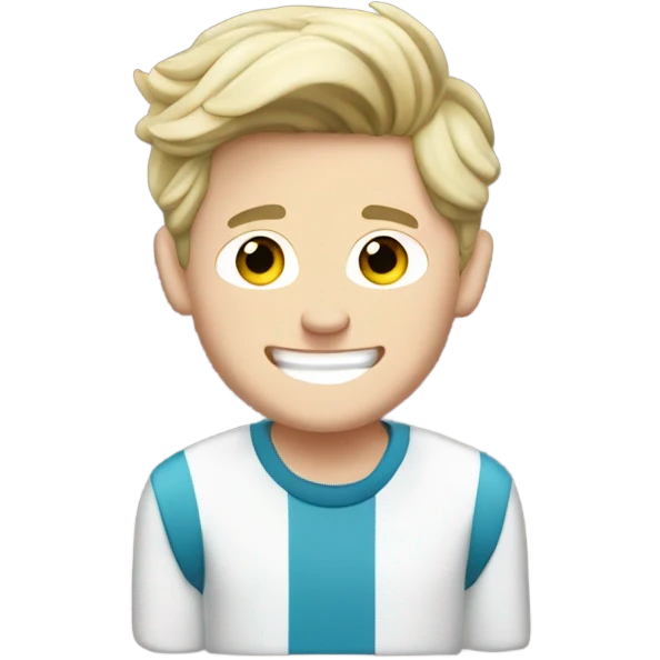 Niall horan with a speech bubble saying ‘DAYTONA BABY’ emoji