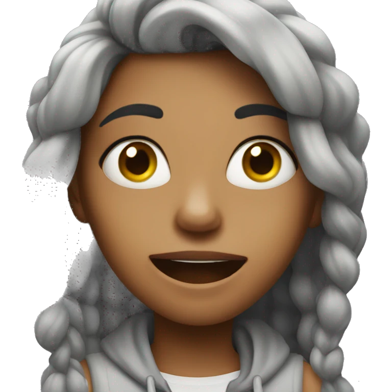 Crazy girl emoji