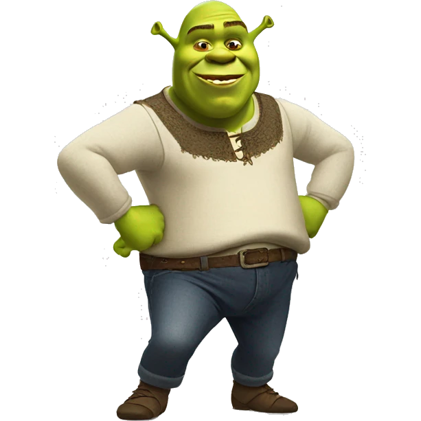Shrek dancing emoji