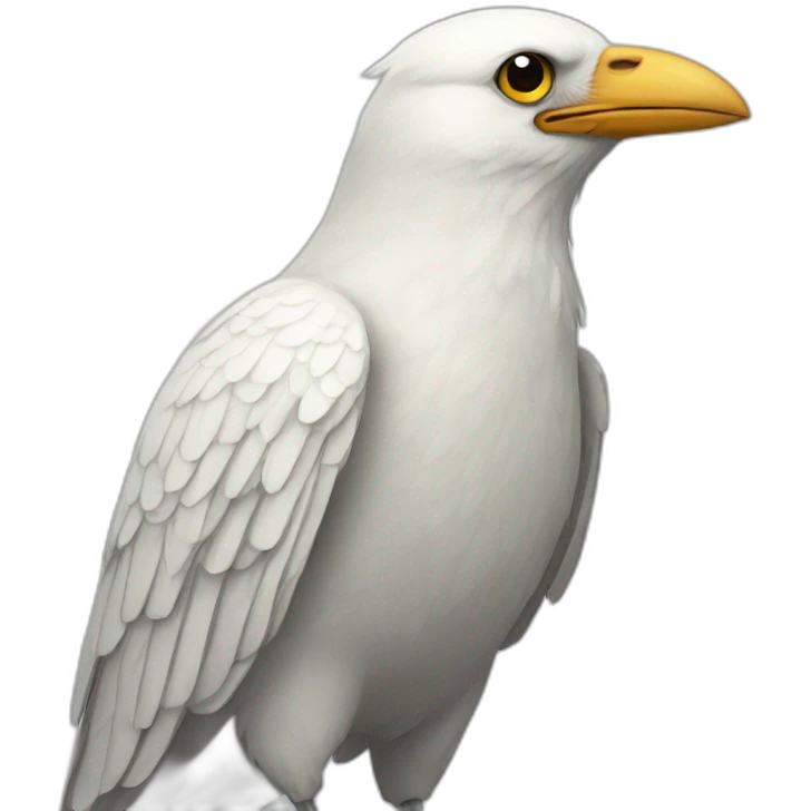 white crow emoji
