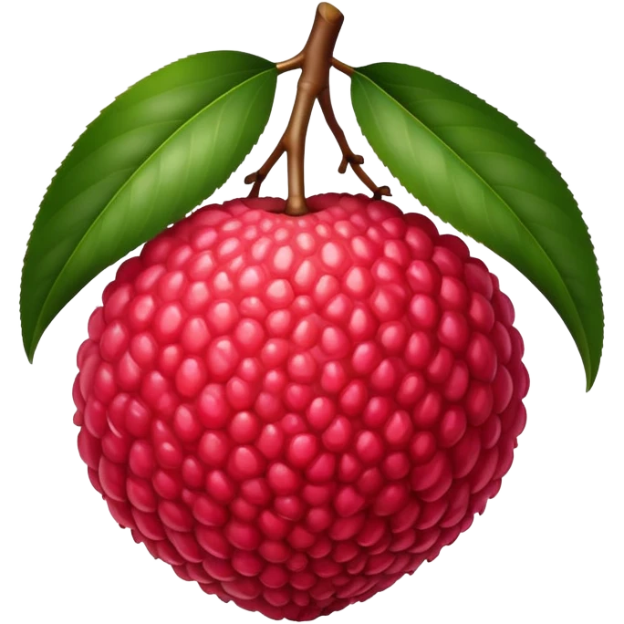 Lychee emoji