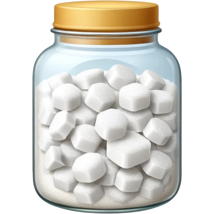 Jar of white sugar emoji